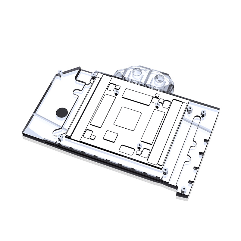 Rtx 4090 Water Block Full Cover - بلوك تبريد مائي من Bykski لبطاقة