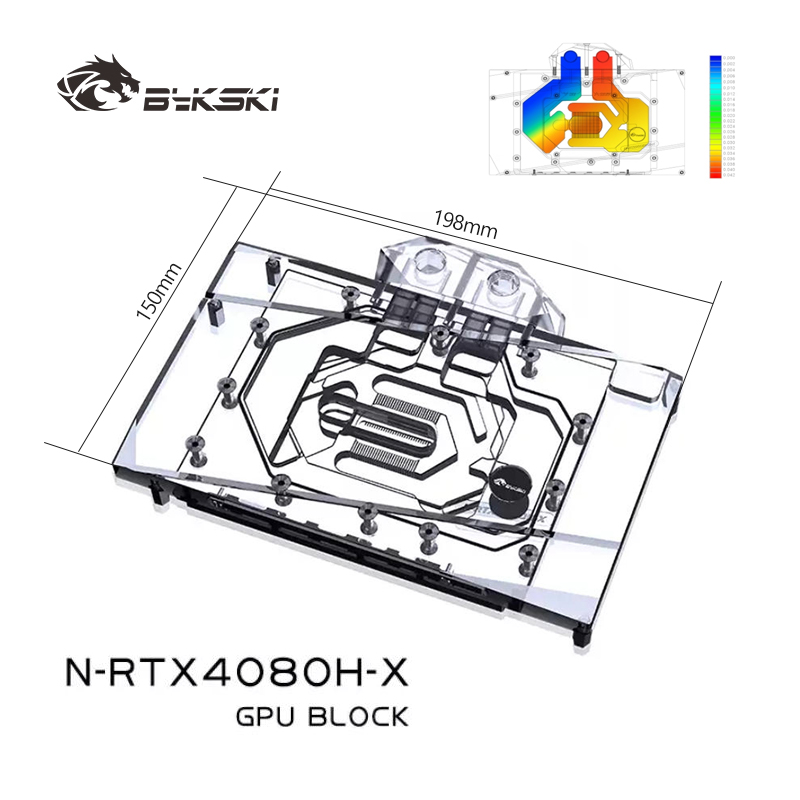 Bykski GPU كتلة المياه لـ NVID - مراجعة Rtx 4080 Water Cooling Block وسعره