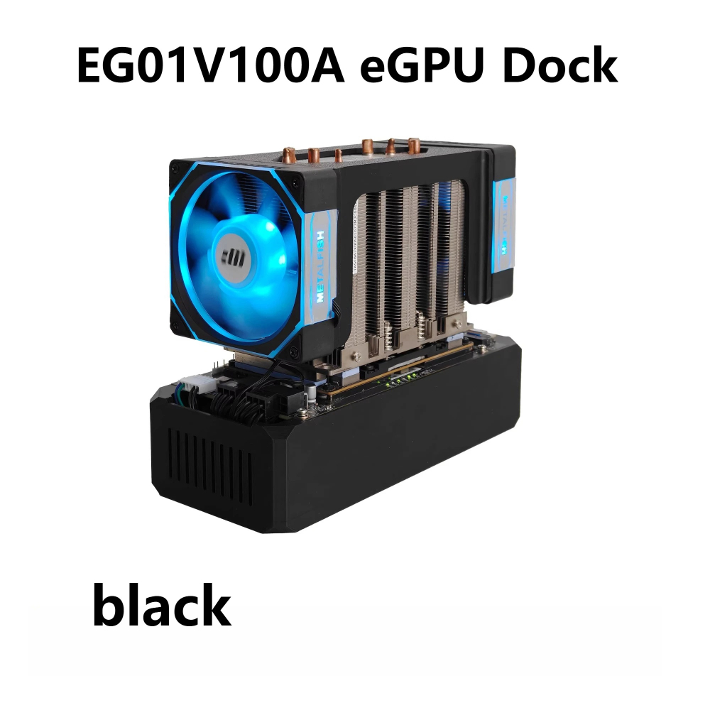 محطة توصيل V100A eGPU OCuLink  - مراجعة Oculink Gpu Dock Station وسعره