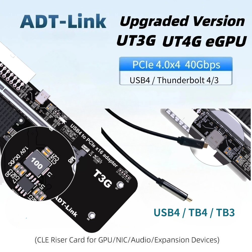 محول EGPU محدث جديد من Thunder - مراجعة Gpu External Dock Egpu Thunderbolt 4 وسعره
