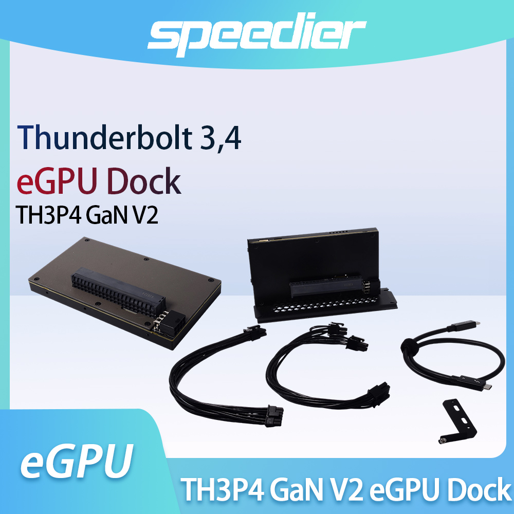 محطة إرساء TH3P4 GaN V2 Thunde - مراجعة Gpu External Dock Egpu Thunderbolt 4 وسعره