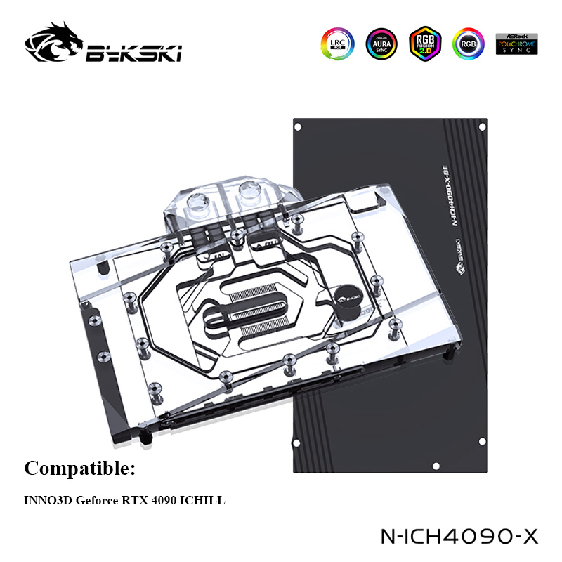 يستخدم مبرد المياه Bykski لكتل - مراجعة Rtx 4090 Water Block Full Cover وسعره