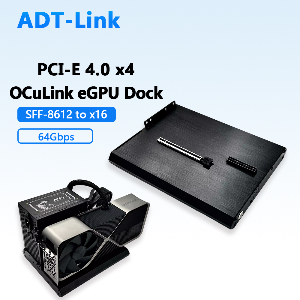 OCuLink eGPU Dock PCIe 4.0 X4  - مراجعة Oculink Gpu Dock Station وسعره